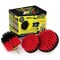 Drill Brush Power Scrubber By Useful Products 7 in W 5 in L Brush, Red R-S-54O-QC-DB - alternate 1